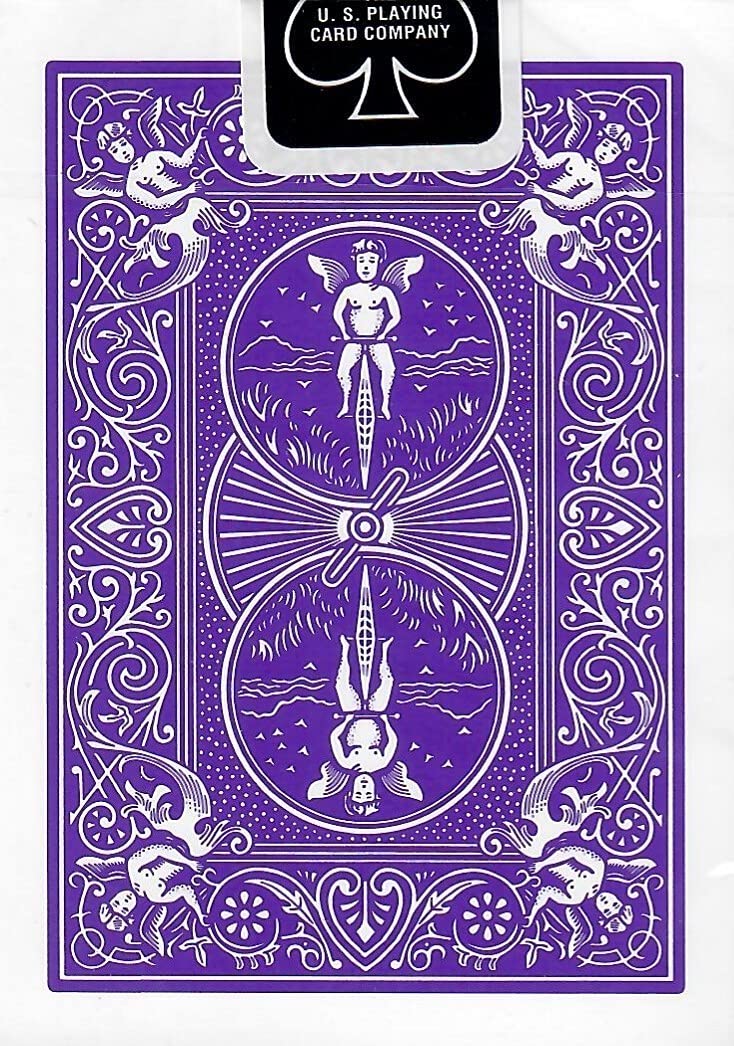 Bicycle Purple Rider Back Playing Card Deck Poker Size