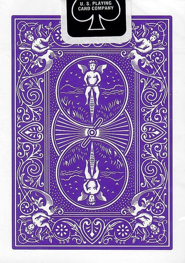 Bicycle Purple Rider Back Playing Card Deck Poker Size