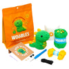 The Woobles Crochet Kit for Beginners - Easy Arts and Crafts Knitting & Crochet Animals Kit As Seen On Shark Tank - Fred The Dinosaur