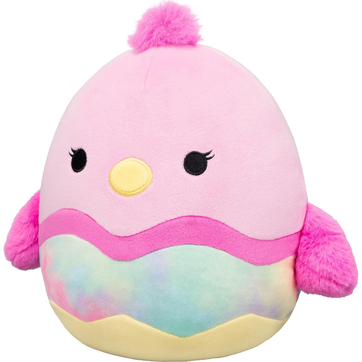 Squishmallows Original 8in Empressa the Pink Chick in Tie-Dye Egg - Official Jazwares Plush (Little)