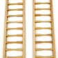 SXFSE Dollhouse Decoration Accessories, Miniature Handrail 1:12 Mini Fence, Cute House Mini Fence (Beige, 4 Pcs)