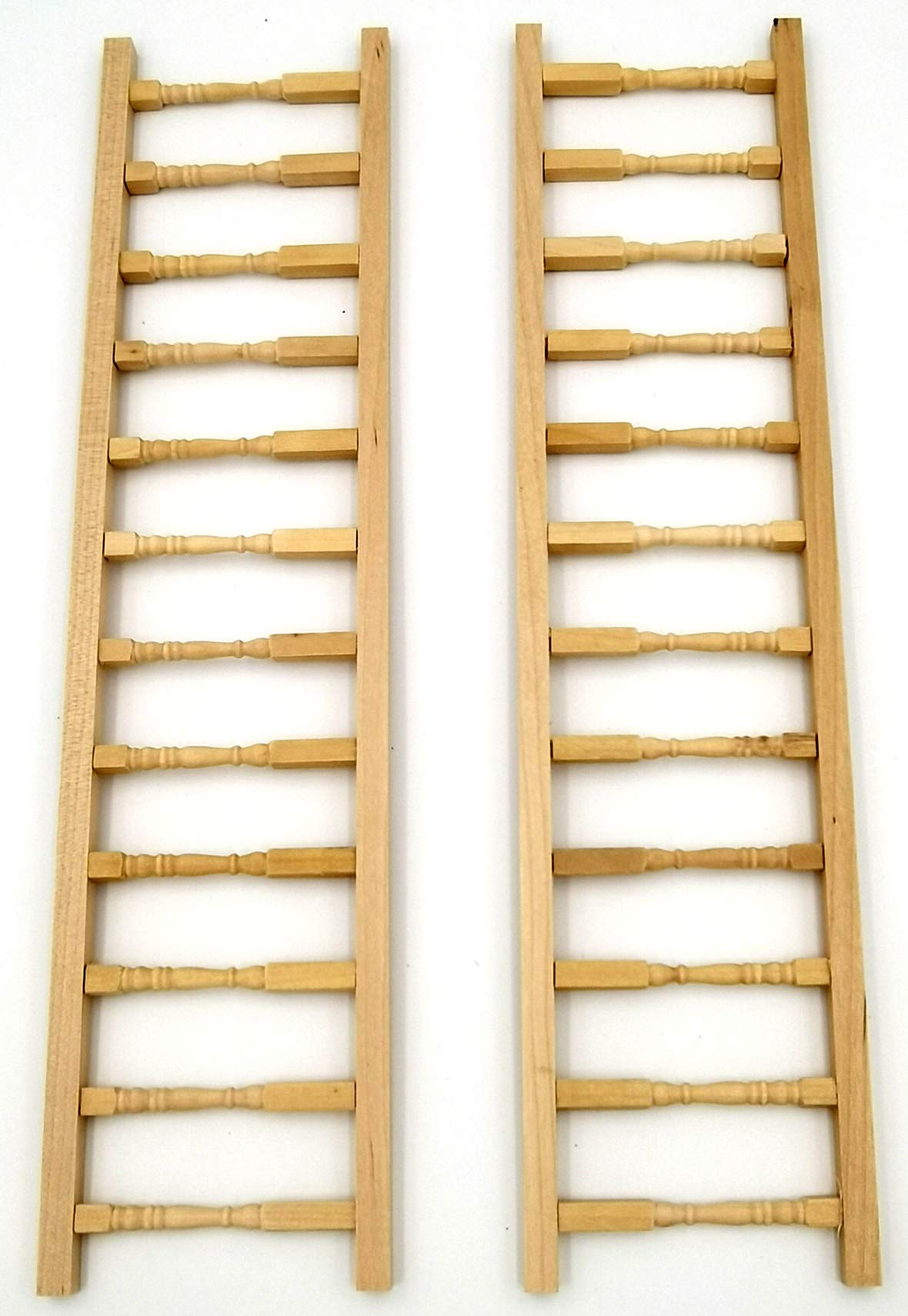 SXFSE Dollhouse Decoration Accessories, Miniature Handrail 1:12 Mini Fence, Cute House Mini Fence (Beige, 4 Pcs)