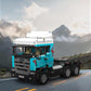 Mould King 13203 Truck Model Kits, Scania Tractor Head Building Toy Set, MOC Road Trailers Building Toys, Technology Crane Truck Toy for Adult