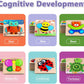 Wooden Puzzles Toddler, 6 Pack Animal Jigsaw Puzzles Montessori Toys for Kids Baby Boys Girls Brain Development Preschool Learning Educational Toy