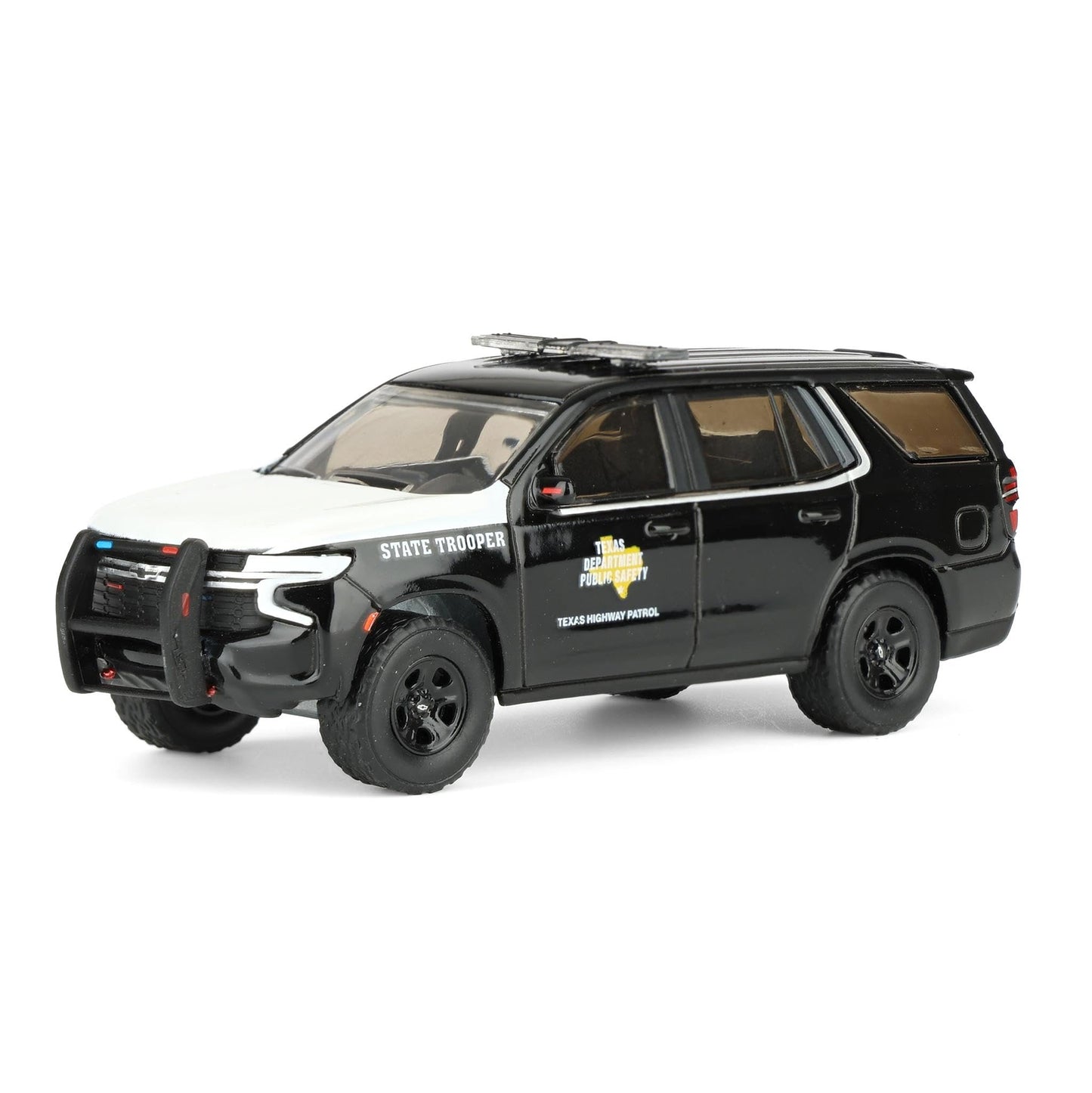 Greenlight 1/64 2024 Chevrolet Tahoe Police Pursuit Vehicle, Texas Highway Patrol, Hobby Exclusive Hot Pursuit GLT30540