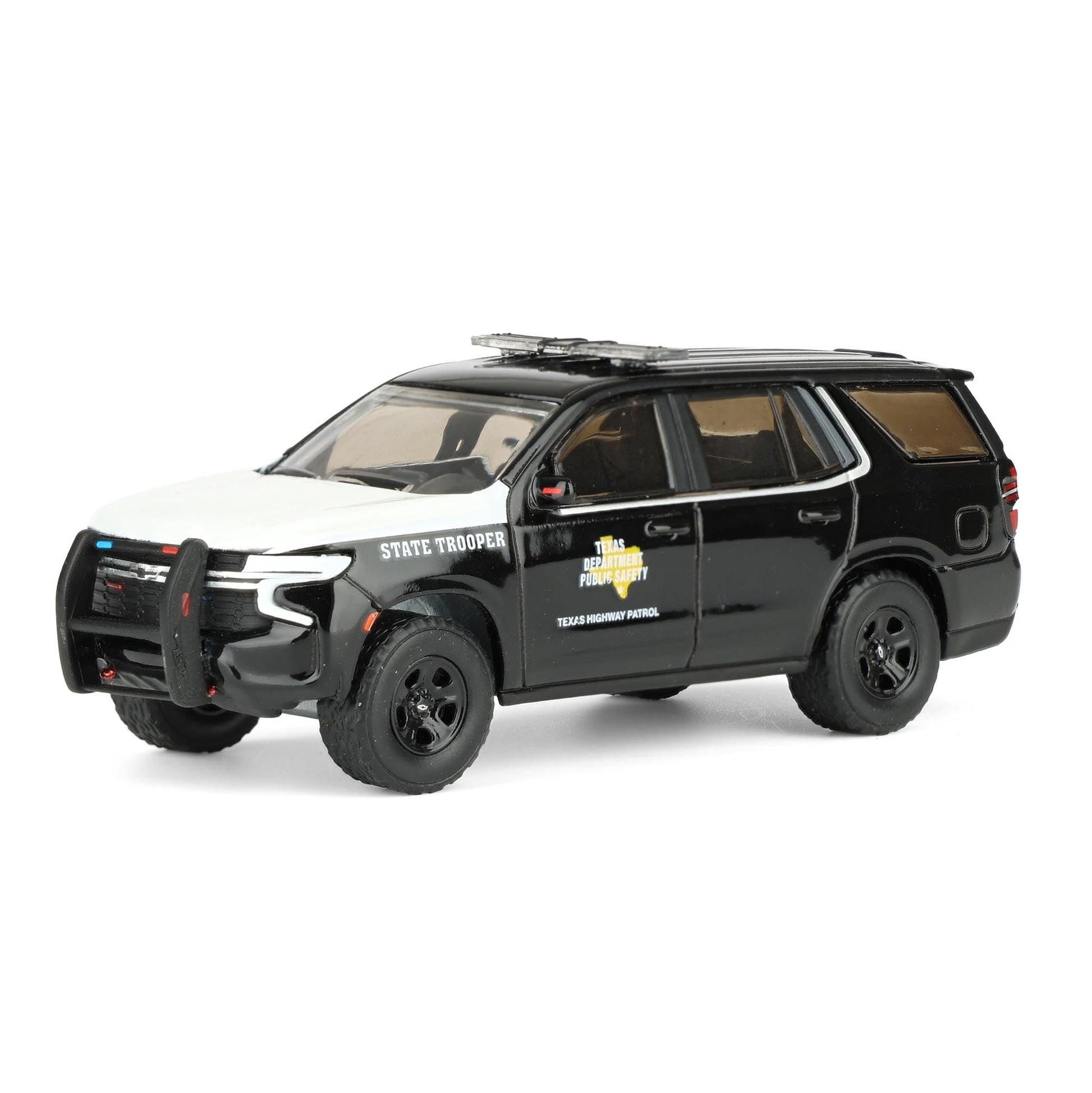 Greenlight 1/64 2024 Chevrolet Tahoe Police Pursuit Vehicle, Texas Highway Patrol, Hobby Exclusive Hot Pursuit GLT30540