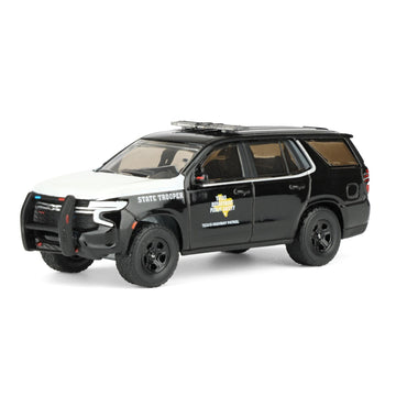 Greenlight 1/64 2024 Chevrolet Tahoe Police Pursuit Vehicle, Texas Highway Patrol, Hobby Exclusive Hot Pursuit GLT30540