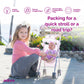 Adora Baby Doll Stroller with Umbrella Shade & Ruffle Trim, Adjustable Sun Cover and Doll Accessory Storage, Birthday Gift for Ages 3+ - Pastel Pink