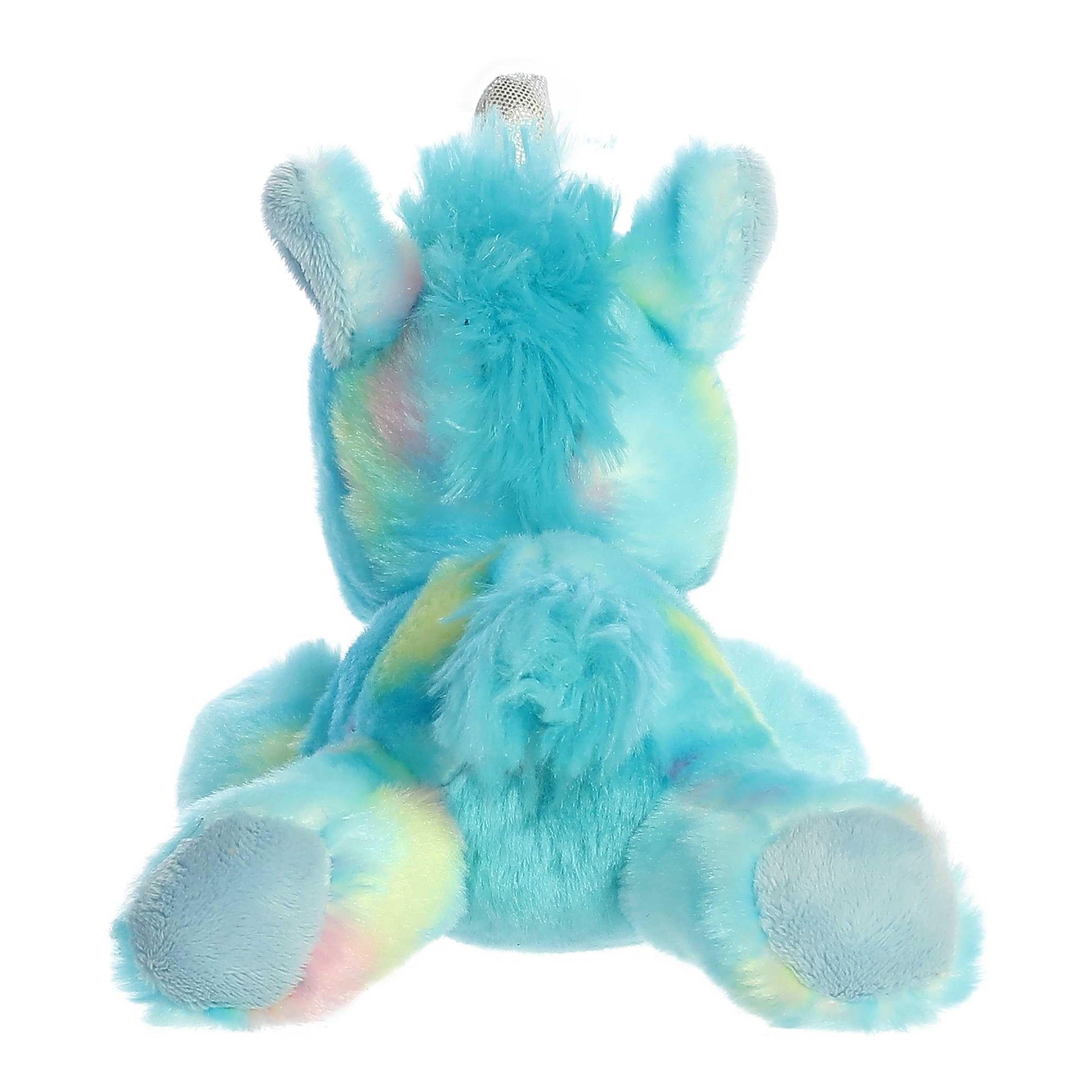 Aurora® Vibrant Bright Fancies™ Blueberryripple Unicorn™ Stuffed Animal - Eye-Catching Fun - Delightful Cuddles - Blue 8 Inches