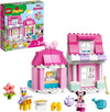 LEGO DUPLO Disney Minnie’s House and Café 10942 Dollhouse Building Toy for Kids with Minnie Mouse and Daisy Duck; New 2021 (91 Pieces)