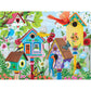 Bits and Pieces - Large 500 Piece Jigsaw Puzzle for Adults - ‘Birdhouse Garden’ by Artist Kathy Bambeck, Completed Puzzle Size: 18" x 24"