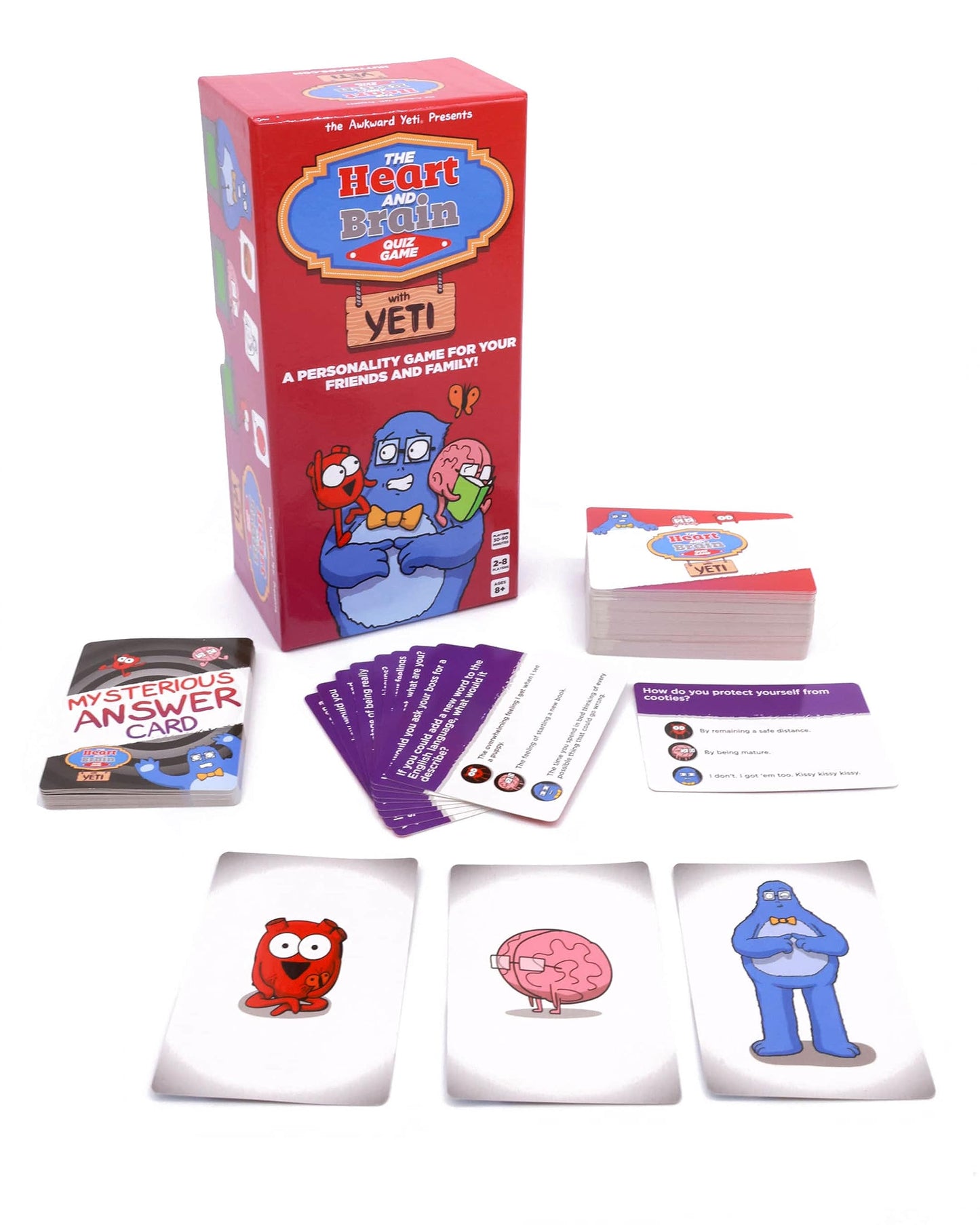 The Awkward Yeti Funny Family Card Game for Kids Ages 8+, Teens, Parents & Adults | Party Game for Family Game Night Fun with Science & Anatomy Humor