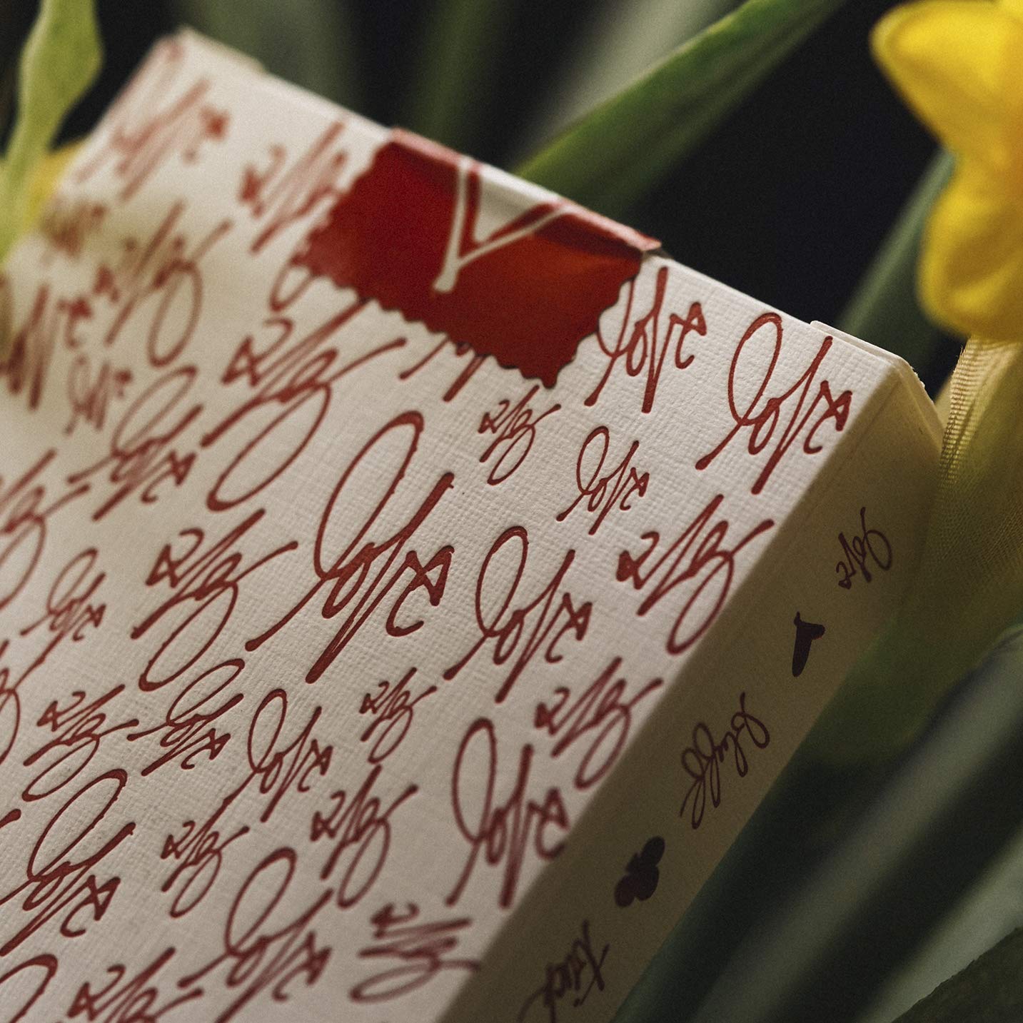 theory11 Love Me Playing Cards, Red