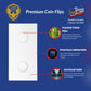 Coin Shield 50 Large Dollar 2x2 Cardboard Coin Flips with Mylar Windows Archival Safe