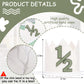 HIKLO Half Birthday Crown - 6 Months Crown Hat for Baby Boy/Girl, 1/2 Birthday Cake Smash Photo Props, Half Way Outfits for Baby (Green Half Birthday