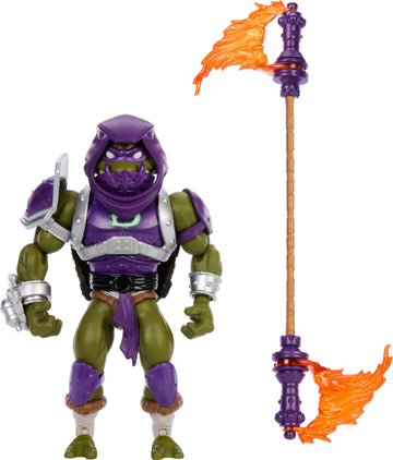 Masters of the Universe Origins Turtles of Grayskull Donatello Reptile Wars Posable Action Figure, Teenage Mutant Ninja & Motu Crossover Donnie Toy