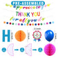 We Appreciate You Decorations,Pre-Strung Iridescent Thank You for All You Do Banner,Work Office Party Decoration for Employee Worker Staff Teacher