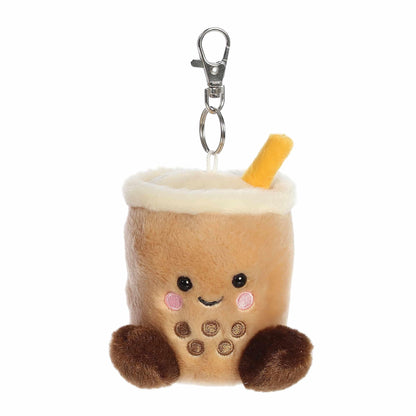 Aurora® Adorable Palm Pals™ Milky Tea Boba™ Clip-On - Fun Collectible Plush for Kids and Adult Collectors - Perfect for Decorating Rooms and Birthday