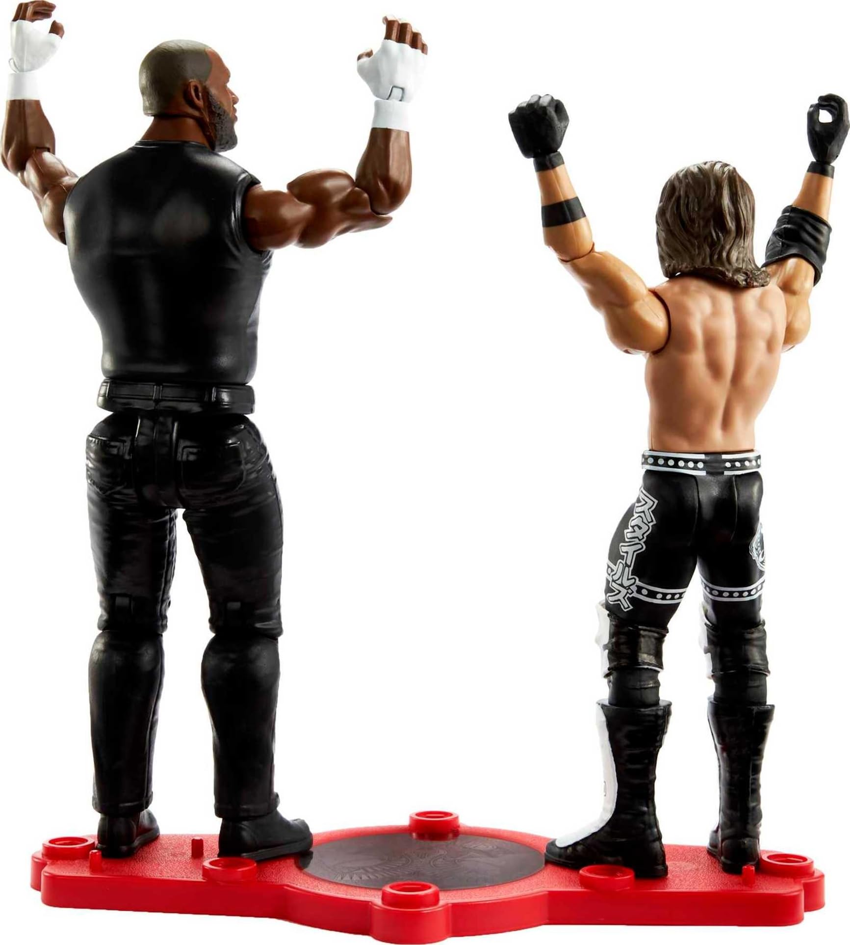 Mattel Jeff Hardy vs AJ Styles Championship Showdown 2-Pack 6-inch Action Figures Friday Night Smackdown Battle Pack for Ages 6 Years Old & Up
