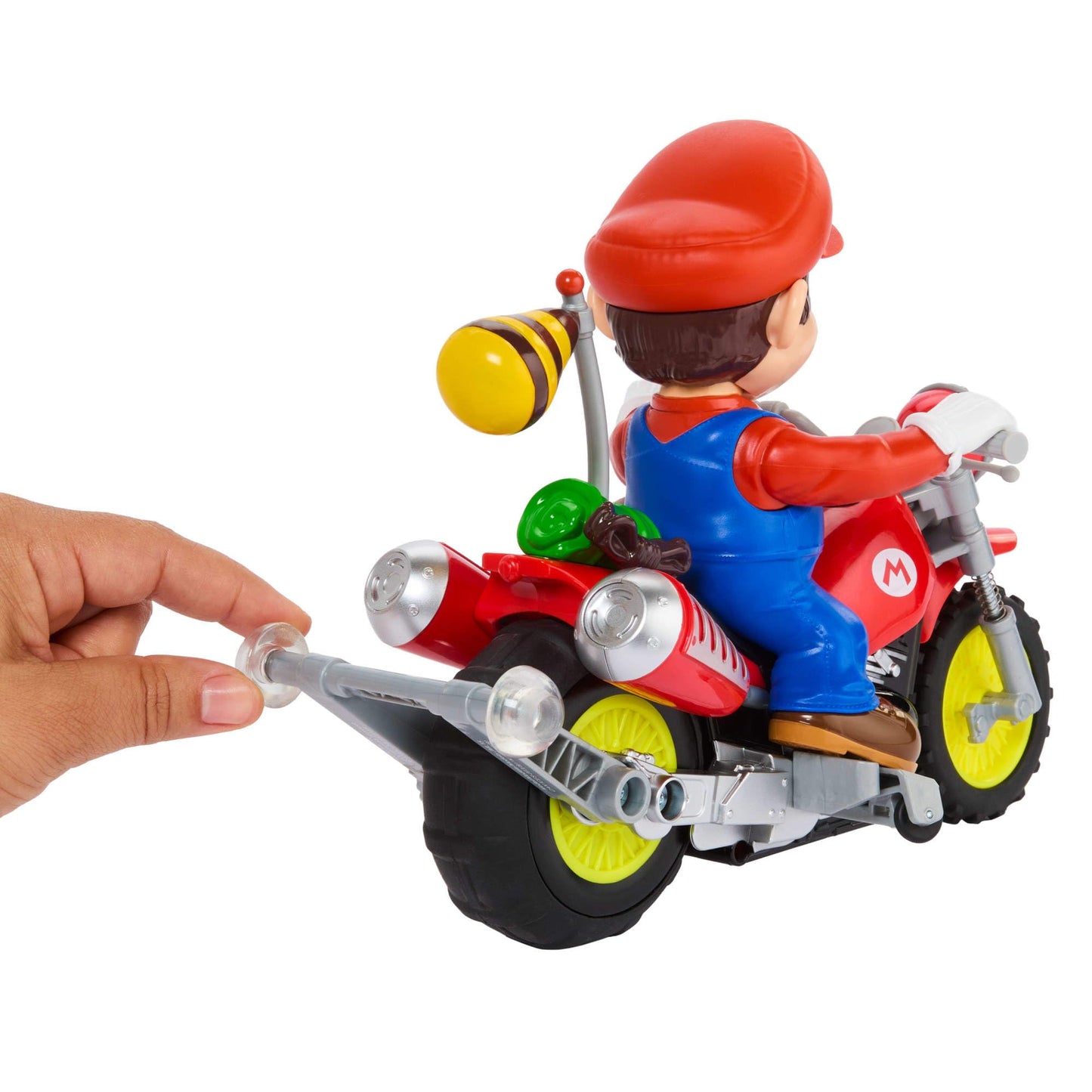 Hot Wheels Mario Wheelie Motocross RC, Remote-Controlled Battery-Powered Vehicle