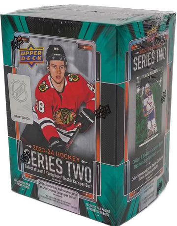 2023 2024 Upper Deck Hockey Series Two Blaster Box with Chance for Connor Bedard Young Guns Rookie Card
