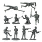 BMC WW2 D-Day Plastic Army Men - Utah Beach 40pc Soldier Figures Playset
