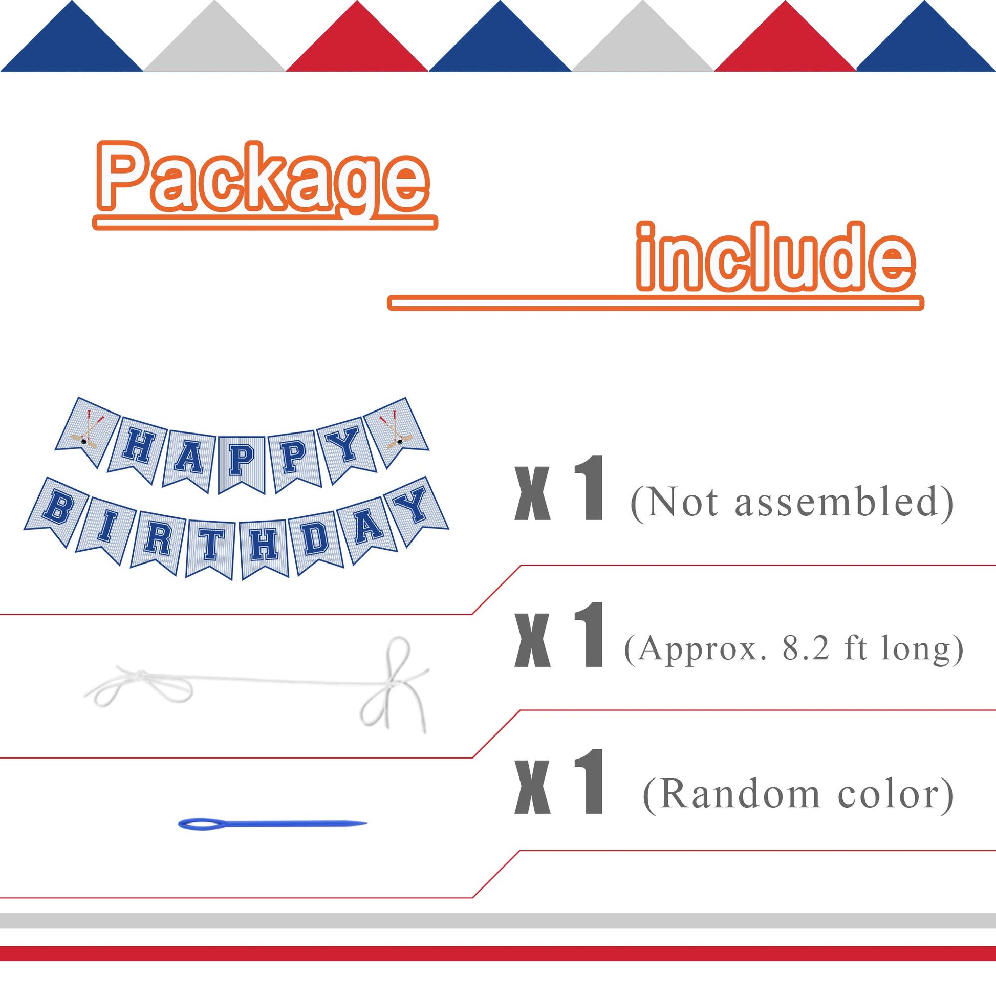 Hockey Birthday Banner, Ice Hockey Happy Birthday Sign, Hockey Party Decorations, Party Supplies