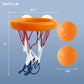 Jool Baby Bath Basketball Hoop for Toddlers, Kids Bathtub Toy - Includes Basketball Net w/ Suction Cups, 2 Basketballs