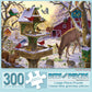 Bits and Pieces - Value Set of Two 300 Piece Jigsaw Puzzles for Adults - Building a Snowman on a Snow Day, Sunrise Feasting - Winter Snow Jigsaw