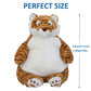 ronivia Tiger Weighted Stuffed Animals, 21.5" 5.2 lbs Weighted Tiger Plush Large Weighted Plush Animal Toy Pillow Gifts for Boys and Girls