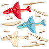 Fennoral 14 Pack Wooden Dragon Craft for Kids Make Your Own 3D Dragon kit for Boys Girls DIY Paint Wood Craft for School Art Activity Kids Birthday