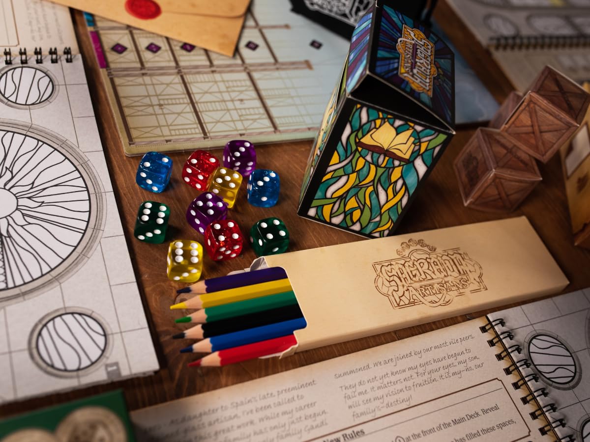 Sagrada Artisans - A Strategy Game Based on The Award-Winning Board Game, Sagrada! | Family Board Game for Kids & Adults | Ages 10 and Up | for 2 to 4