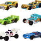 Hot Wheels Toy Car & Truck, Super Rigs 1:64 Scale Race Car & Matching Semi Truck Transporter (Styles May Vary)