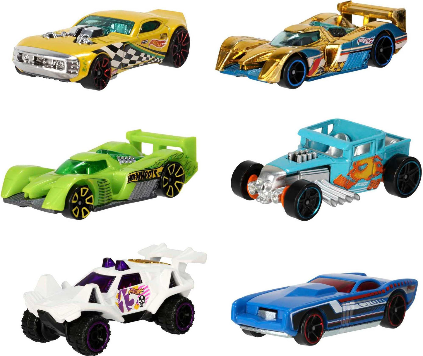 Hot Wheels Toy Car & Truck, Super Rigs 1:64 Scale Race Car & Matching Semi Truck Transporter (Styles May Vary)