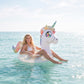 PoolCandy Inflatable 42" inch Animal Pool Tubes and Swim Rings (Rainbow Unicorn with Glitter Inflatable 42" inch Pool Tube)