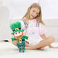 illuOKey Leprechaun Plush Doll Toy for Kids, St Patricks Day Decorations, 16 Inches