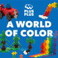 PLUS PLUS 600 Piece Basic Color Mix - Mini Waffle Blocks Set, Stem Toys for Kids - Sensory Bin Fillers, Math Manipulatives & Classroom Must Haves