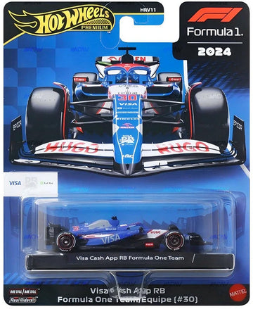 Hot Wheels Formula 1 2024 Die-Cast Racing Cars Set of 6, McLaren, Mercedes-AMG Petronas, Red Bull Racing, Visa Cash App RB Teams HRV11-956H