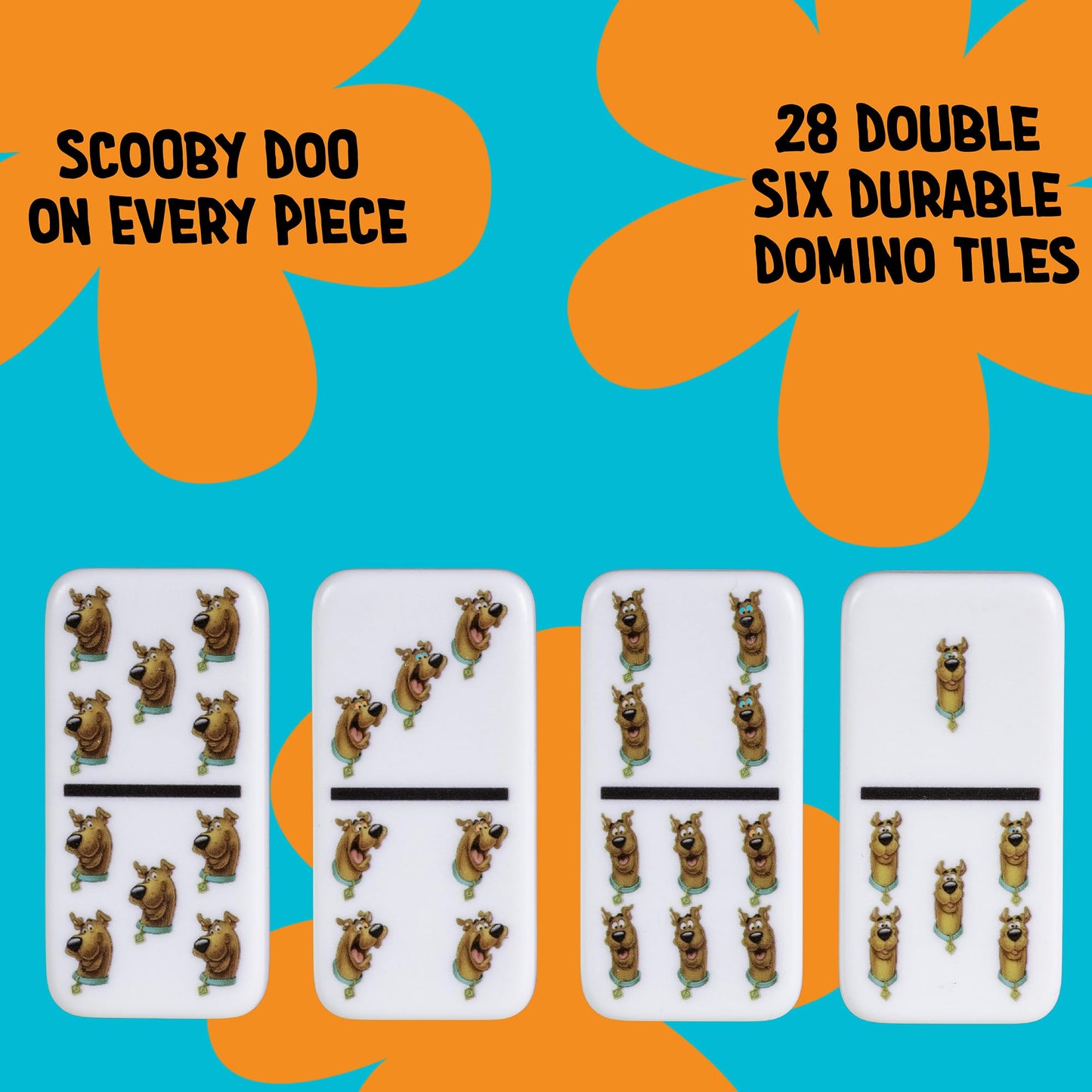 Scooby-Doo Family Games Bundle - Family Bingo Game & Double 6 Dominoes Game, Officially Licensed Scooby-Doo Games for Kids & Adults by AQUARIUS