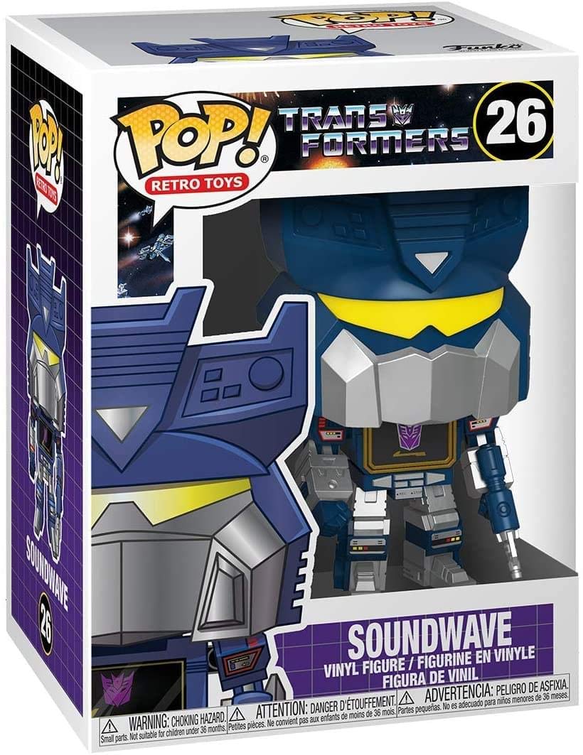 Funko Pop! Retro Toys: Transformers - Soundwave, Multicolour