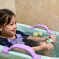 Ginbear Silicone Baby Bath Toys, Non-Toxic Mold Free Infant Squirty Bathtub Toys for Toddlers 6 Months+, Pack of 4 (Marine)