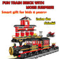 JIMUJIA Building Blocks Toys 583 Pieces Classic Train Set with Station Construction Brick Education Learning Toys for Kids 6+ Birthday for Boys