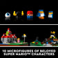 LEGO Super Mario 64 Question Mark Block 71395, 3D Model Set for Adults with 4 Microscale Game Levels: Peach’s Castle, Bob-omb Battlefield, Cool