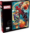 Buffalo Games - Marvel - Spider-Man vs. Green Goblin - 500 Piece Jigsaw Puzzle for Adults -Challenging Puzzle Perfect for Game Nights - Finished Size