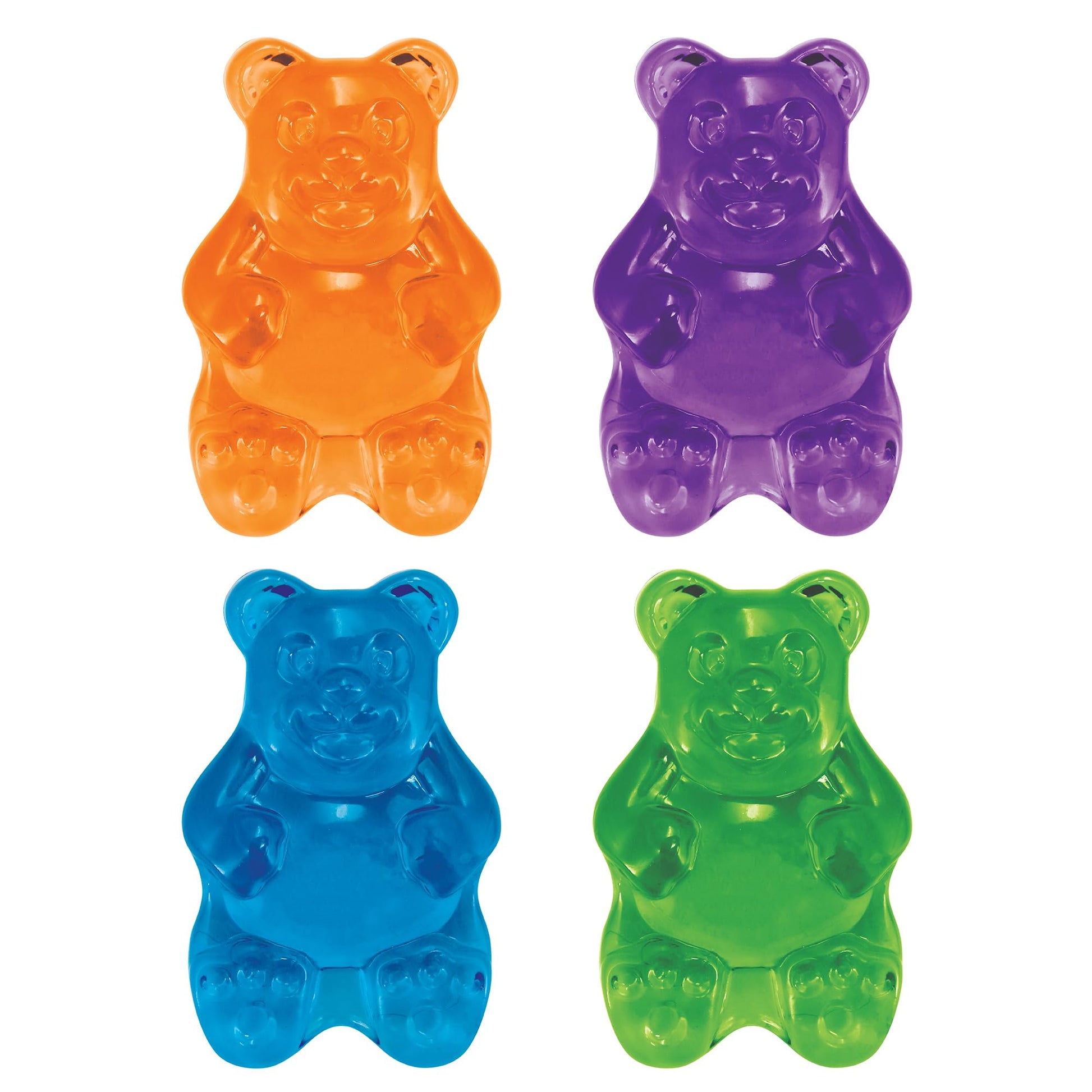 BANZAI Gummy Buddies Pool Diving Toys, 4-Piece Bear-Shaped Set