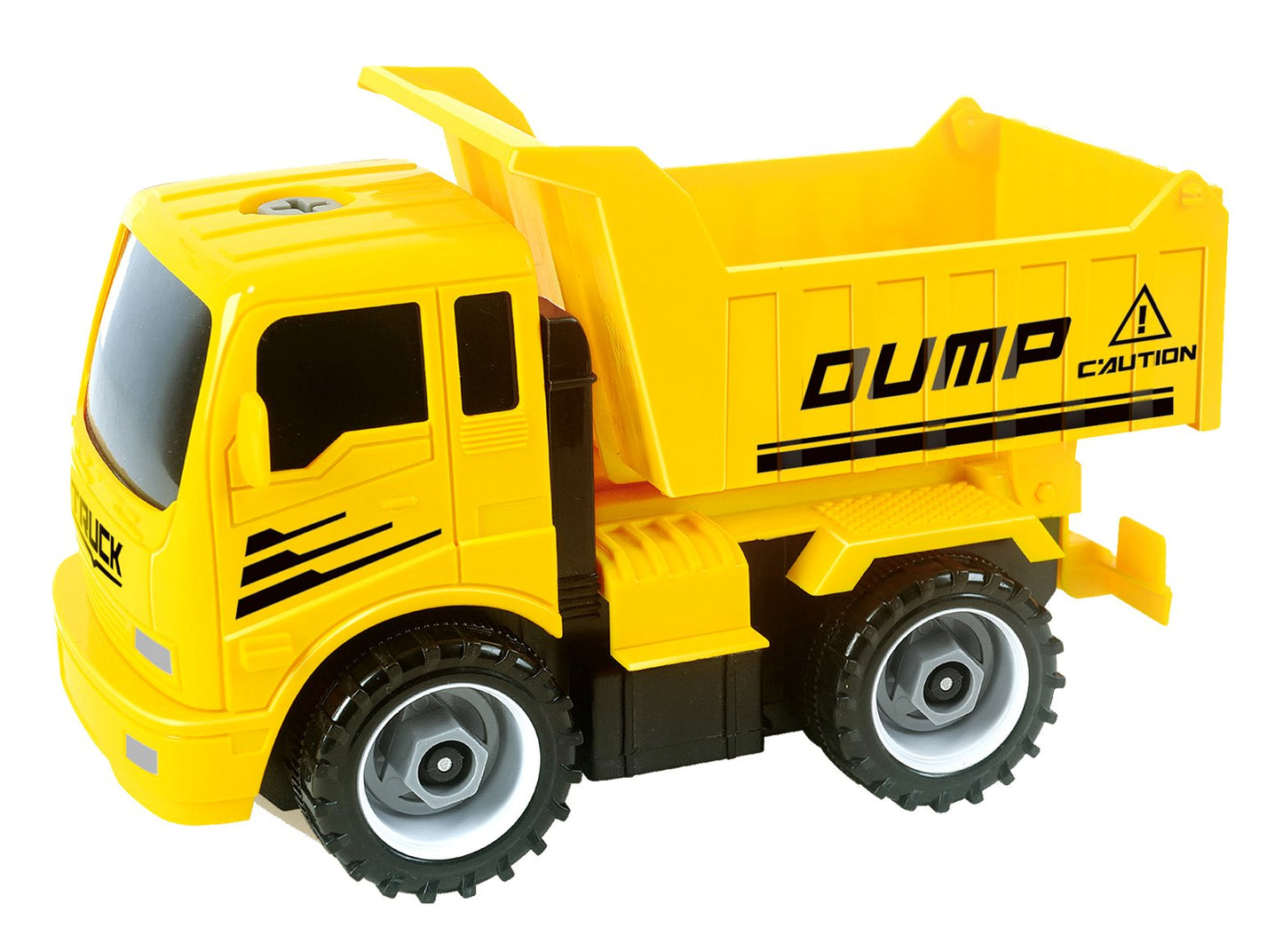 PowerTRC Take-A-Part Construction Truck with 4 Different Forms Dump Truck Crane Cement Mixer Excavator