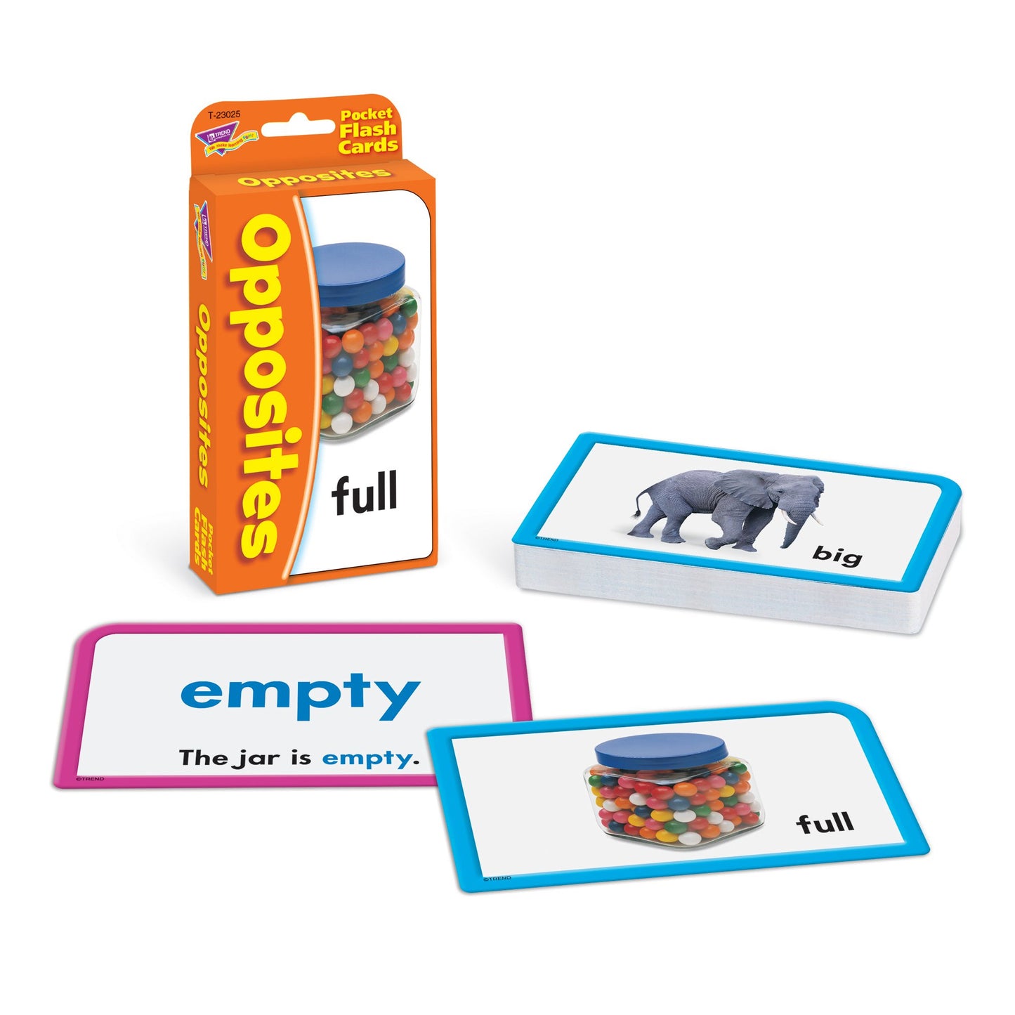 Opposites Opuestos Pocket Flash Cards