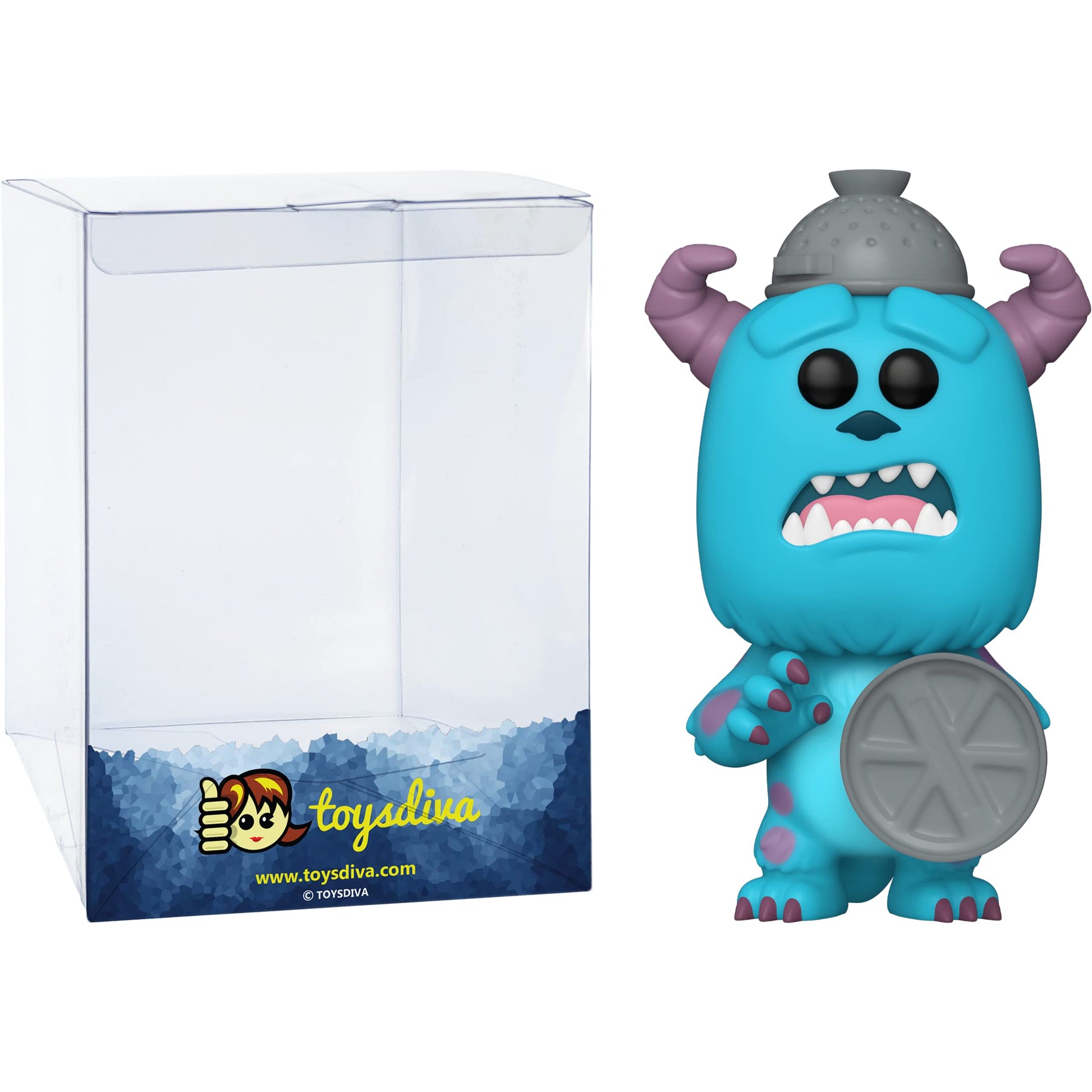 Sulley: P?o?p?! Vinyl Figurine Bundle with 1 Compatible 'ToysDiva' Graphic Protector (1156-57744 - B)