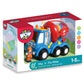 Wow Toys Mix ‘n’ Fix Mike - Construction Cement Mixer Truck with Driver Figure | Friction Powered, No Batteries, Safe Toddler Toy Ages 1-5