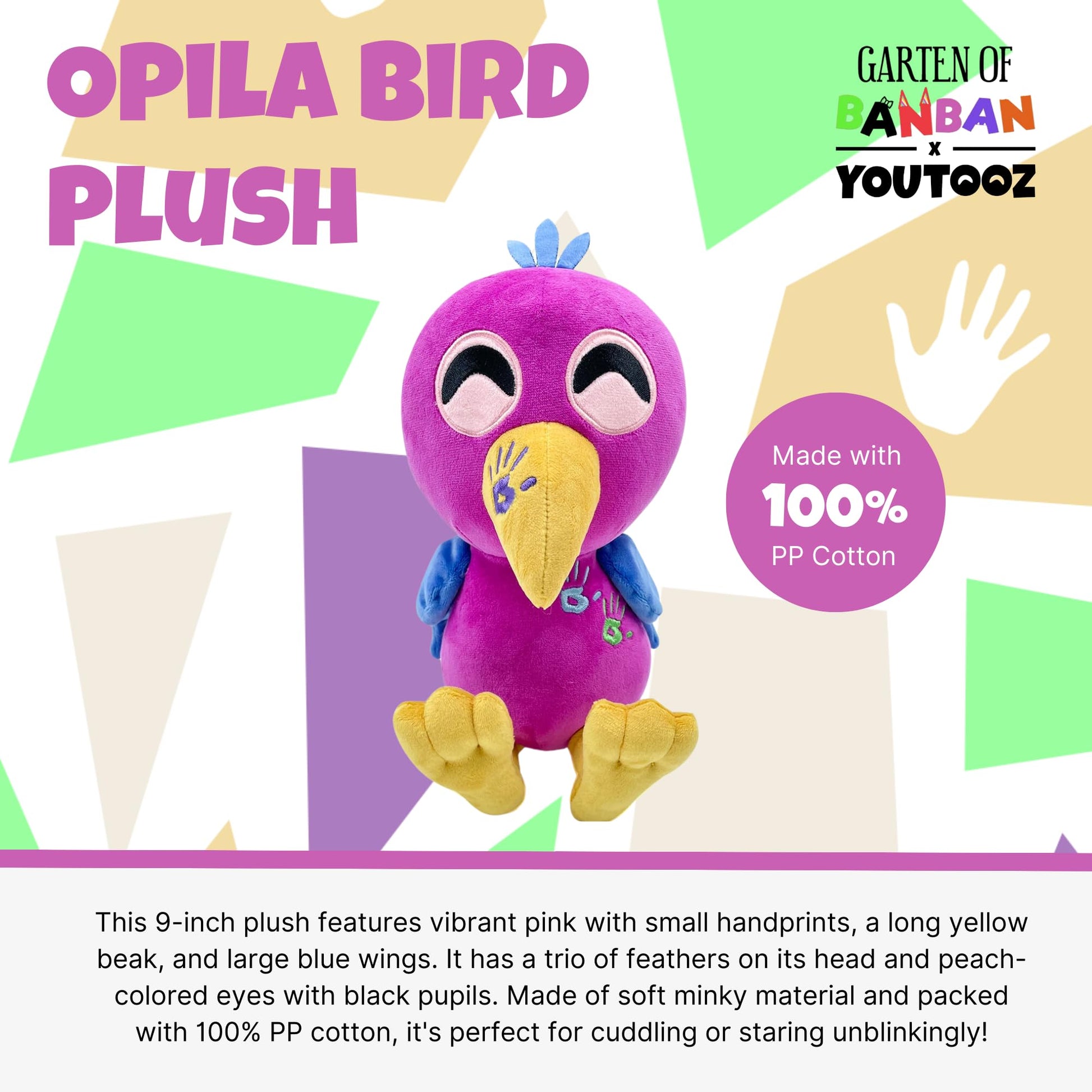 Youtooz Opila Bird 9" Plush, Collectible Opila Bird Plushie from Garten of Banban Garten of Banban Collection